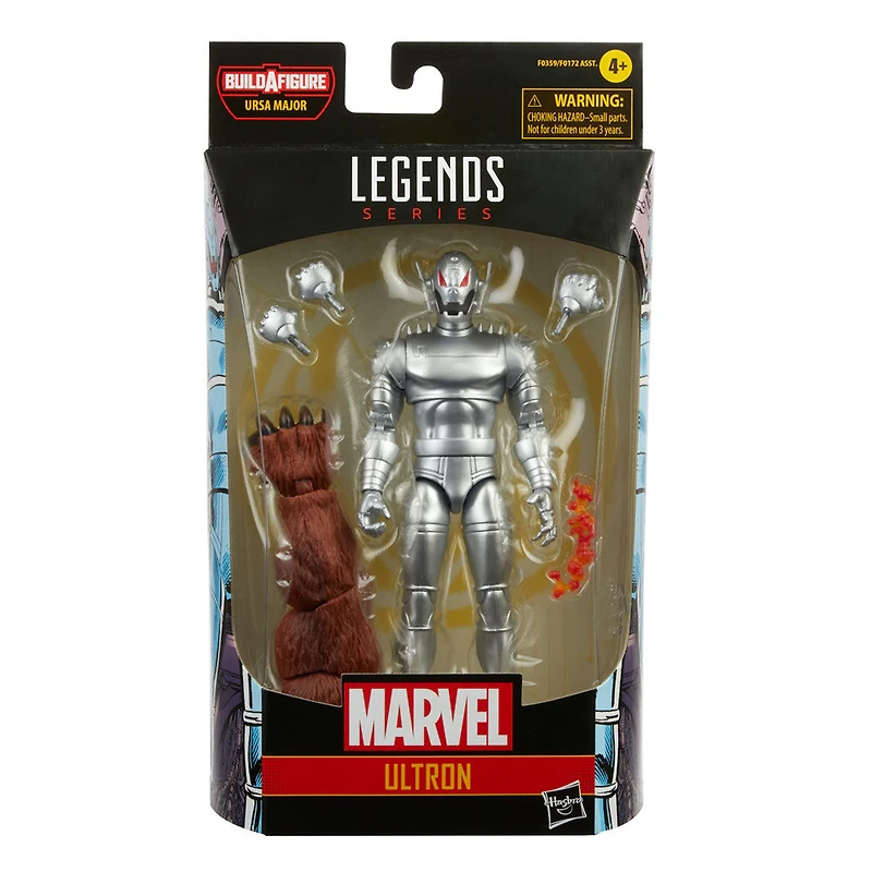 Hasbro Marvel Legends Series Ultron Action Figure Toy, Includes 5 accessories and Build-A-Figure Part