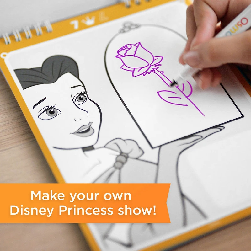 Osmo - Super Studio Disney Princess - Pour apprendre à dessiner et se perfectionner - Pour iPad ou tablette Fire (Une base Osmo, non incluse, est nécessaire pour jouer)