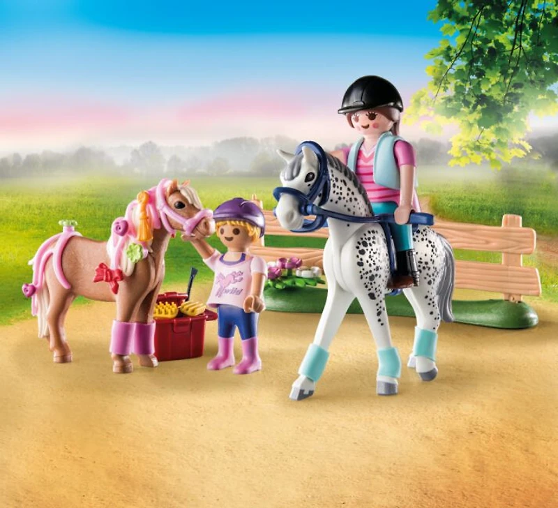 Playmobil - Starter Pack Cavaliers et chevaux