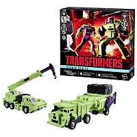 Transformers Studio Series The Transformers: The Movie Constructicon Long Haul & Constructicon Hook, 6.5-inch Action Figures