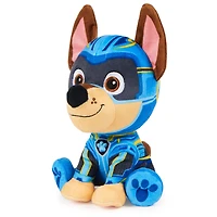 PAW Patrol : La Super Patrouille le film, Peluche Chase Super Patrouille de 17 cm, animaux en peluche haut de gamme