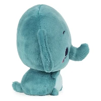 GUND Drops, Tony Trunks, Animal en peluche expressif premium, turquoise, 15,2 cm