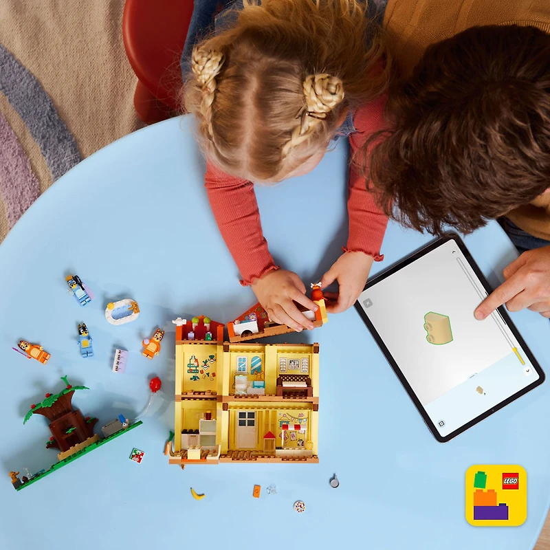 LEGO Bluey : La Maison de la Famille de Bluey, Ensemble de Construction de Maison et Jouets pour Jeu de Simulation 11203