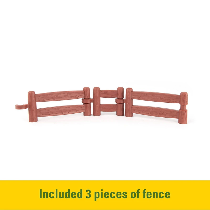 John Deere Build-A-Buddy - Corey Combine Avec Une Grange, La Clôture, Un Cochon, Un Cheval Et Un Tournevis