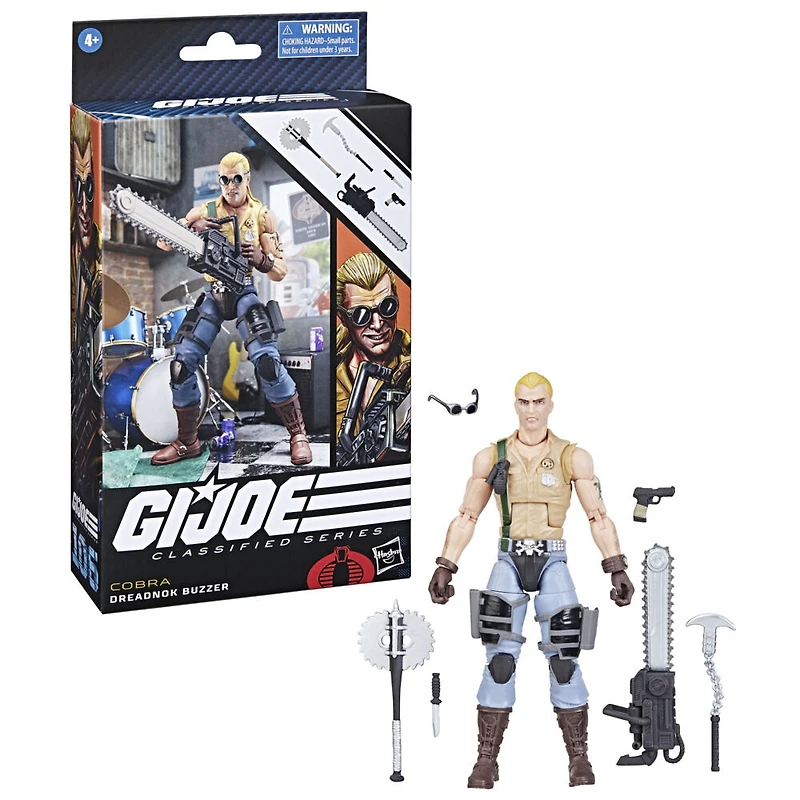 G.I. Joe Classified Series Dreadnok Buzzer, Collectible G.I. Joe Action Figure (6 Inch), 106