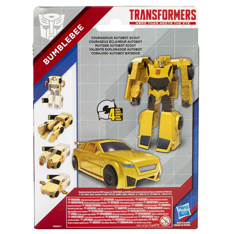 Transformers Authentics, figurine articulée Alpha Bumblebee de 17,5 cm