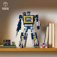 LEGO Icons Transformers: Soundwave Model Kit - Collectible Building Set for Adults, 18+ - 10358