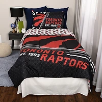 Ensemble de literie simple 4 pièces des Raptors de Toronto de la NBA