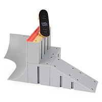 Tech Deck, Bowl Builder X-Connect Park Creator , Coffret rampe à construire et à personnaliser avec fingerboard exclusif