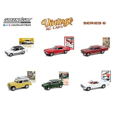 1:64 Vintage Annonce Voitures Série 6 - L'assortiment peut varier