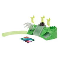 Bakugan Training Set avec Spidra, thème clan des insectes, figurine articulée personnalisable, cartes à échanger et coffret