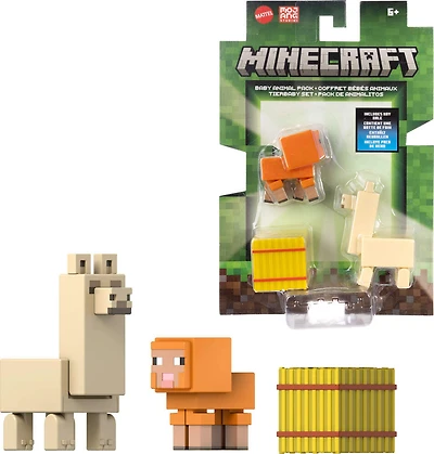 Collection de figurines et d'accessoires Minecraft Baby Animals
