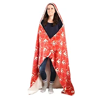 Couverture à capuchon portable des Flames de Calgary de la LNH