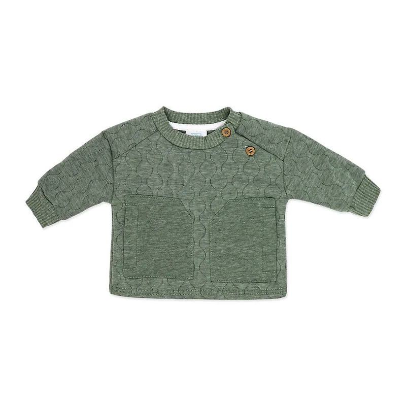 Baby Mode Ensemble jogging matelassé 2 pièces : vert