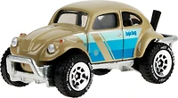 Hot Wheels Volkswagen Baja Bug 1:64 Scale Die-Cast Toy Car, Surf's Up-Themed Vehicle