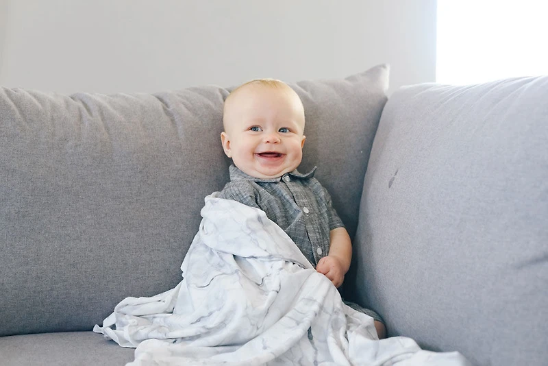 Copper Pearl Marble Swaddle