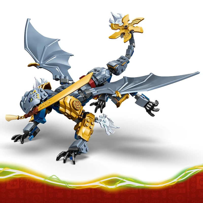 LEGO NINJAGO Le Combat de Riyu, le Dragon Ninja, Jouets de Ninja, Jouet de Construction avec 4 Figurines 71855