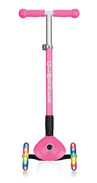 Primo Foldable Light-Up Scooter - Deep Pink