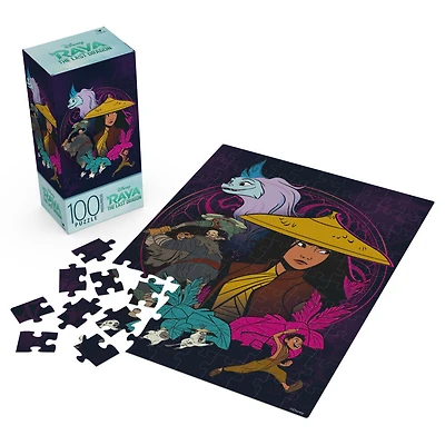 Puzzle 100 pièces Raya et le dernier dragon, pour les familles et les enfants à partir de 4 ans