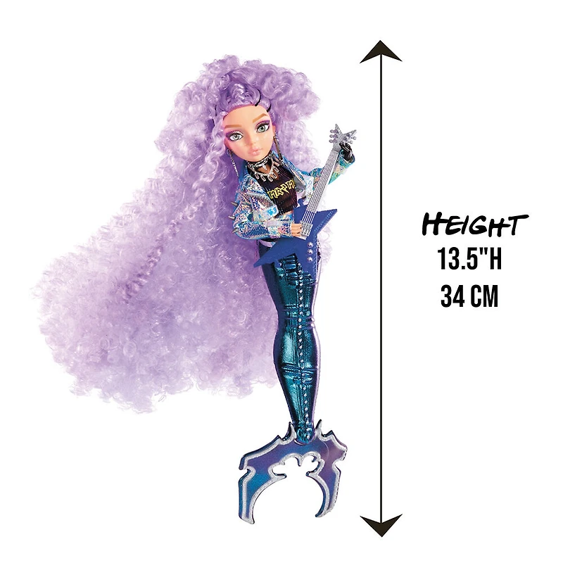 Poupée-mannequin sirène à couleur changeante Mermaze Mermaidz, Riviera, avec accessoires