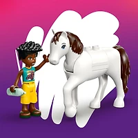 LEGO Friends La Clinique Vétérinaire des Animaux - 2 Minipoupées, un Chien, un Lapin, un Cheval, 2 Chats - 42696