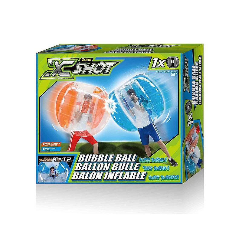 Ballon-bulle X-Shot unitaire - bleu