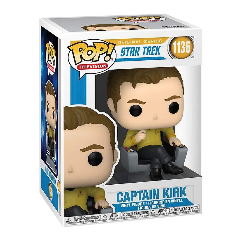 Figurine en Vinyle Captain Kirk par Funko POP! Star Trek