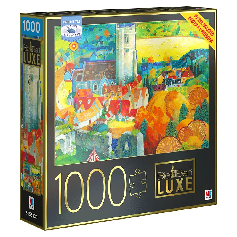 Big Ben, Puzzle de 1 000 pièces, Village de Corfe Castle, Dorset