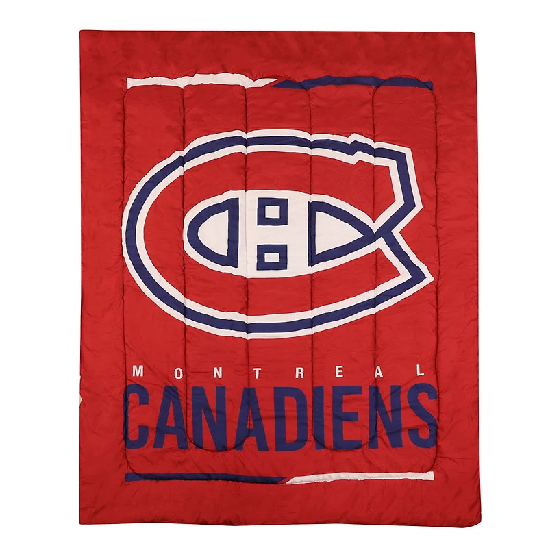 Ensemble de literie simple 4 pièces LNH- Canadiens de Montreal