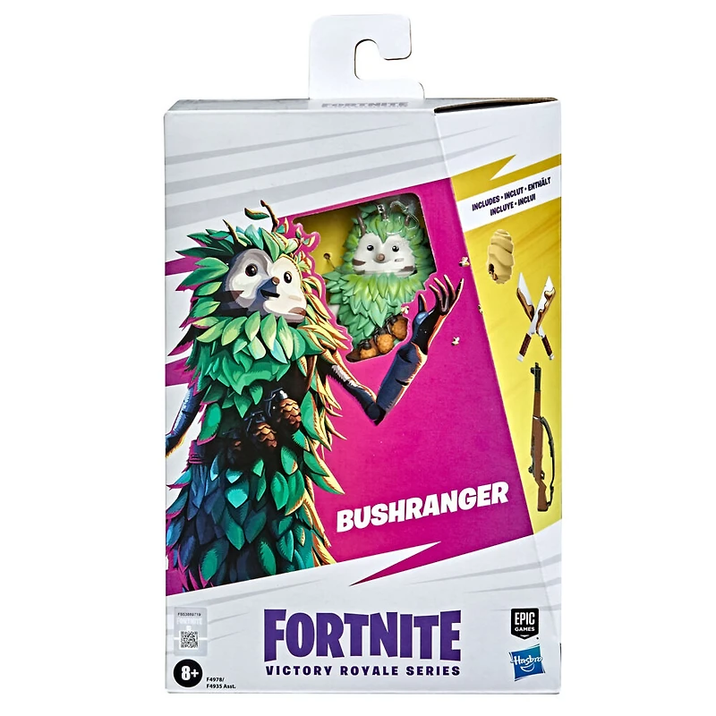 Hasbro Fortnite Victory Royale Series, figurine Broussaille de collection avec accessoires, échelle de 15 cm