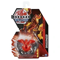 Bakugan Evolutions, Dragonoid (Rouge), Figurine articulée de 5,1 cm et carte à collectionner