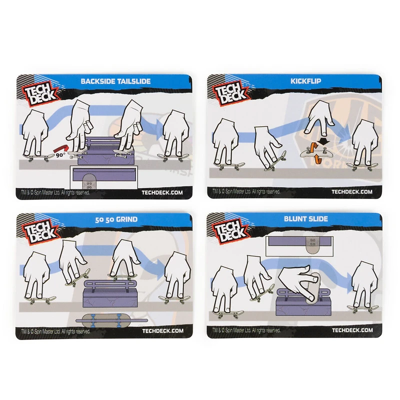 Tech Deck, Alien Workshop Versus Series, Coffret de 2 fingerboards à collectionner et obstacle