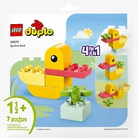 LEGO DUPLO My First Duck Building Toy - Build 4 Different Ways - Great Gift for Toddlers - 30673