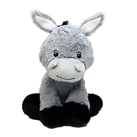 Plushies by Baby Mode Peluche d'âne gris - 11"