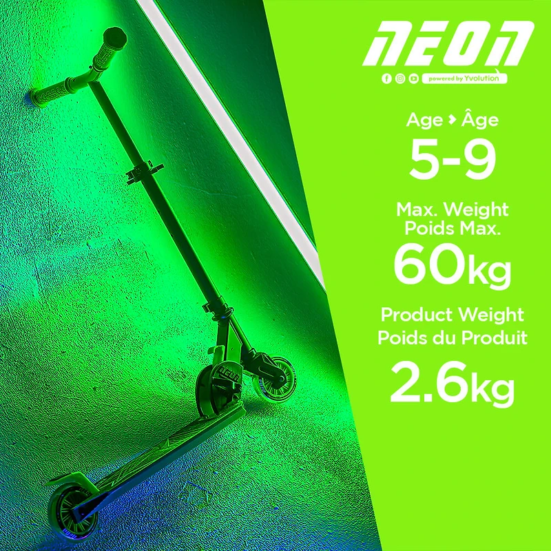 Yvolution Neon Vector 2-wheel scooter - Green