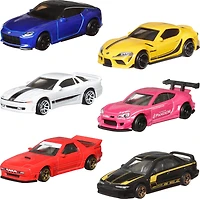 Hot Wheels  Métal moulé  1:64  Coffret de 6 Rues du Japon