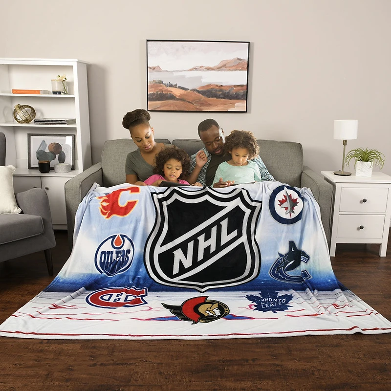 NHL Multi Team Arena Blanket, 66" x 90"