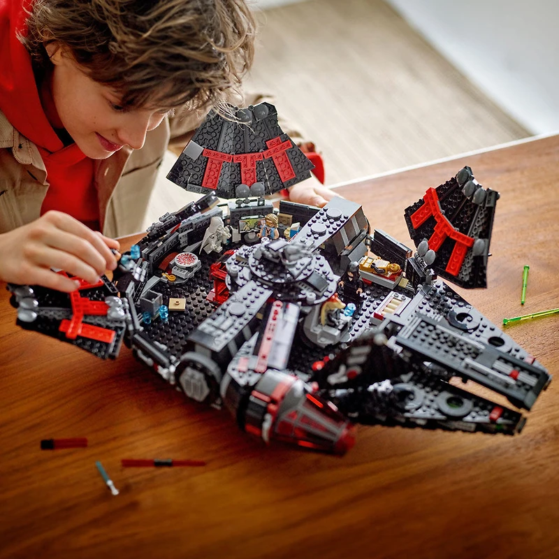 LEGO Star Wars The Dark Falcon Building Set, Star Wars Toy with 8 Minifigures, Birthday Gift for Kids, 75389