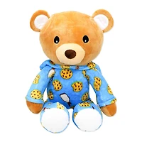 Jesse & Lulu Lounge Sleepover Bear: Blue Milk& Cookie