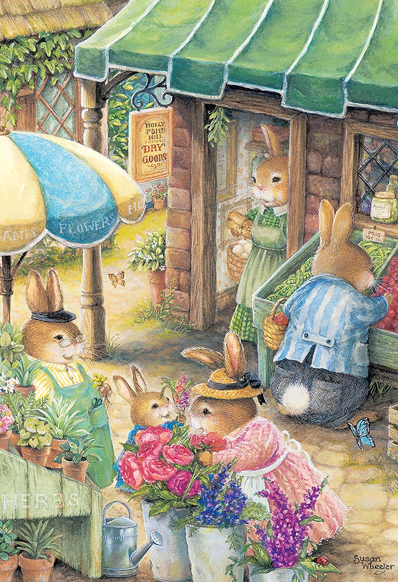 Casse-têtes SureLox - Collection Choix des amateurs de casse-têtes - Samedi matin au marché - 500 pièces