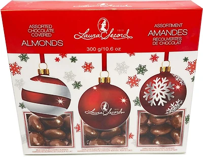 Laura Secord - ens. Asst d'amandes recouvert en chocolat