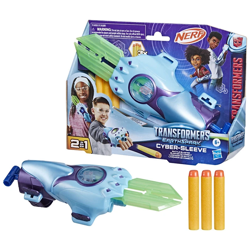 Transformers EarthSpark Cyber-Sleeve Battle Blaster Toy