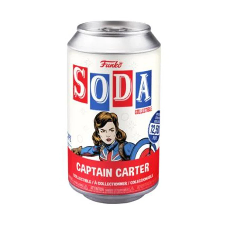 Figurine en Vinyle Captain Carter par Funko SODA! Marvel: What If...?