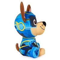 PAW Patrol : La Super Patrouille le film, Peluche Chase Super Patrouille de 17 cm, animaux en peluche haut de gamme