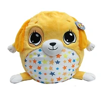 Peluche Mushabelly (grogneurs) -  Chien jaune Dusty