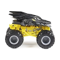 Monster Jam, Monster trucks officiels en métal moulé Bakugan Dragonoid Vs. Batman, échelle 1:64, jouets pour garçons à partir de 3 ans