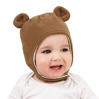 Chapeaux Animaux en Polaire pour Enfants | Ours Brun