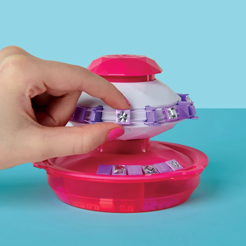 Cool Maker, Extension pour PopStyle Bracelet Maker, Plus de 50 perles à strass, 3 bracelets d'amitié, coffret de fabrication de bracelets, jouets de création artistiques pour filles