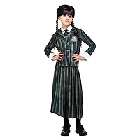 Costume d'uniforme scolaire Wednesday Addams taille grand (12-14)