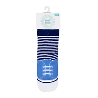Small Wonder - Toddler  Sock, Blue Sneaker 2T-4T